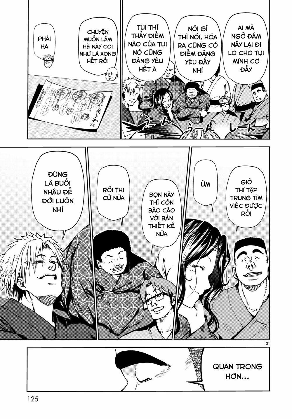 Cô Gái Thích Lặn - Grand Blue 46 trang 34