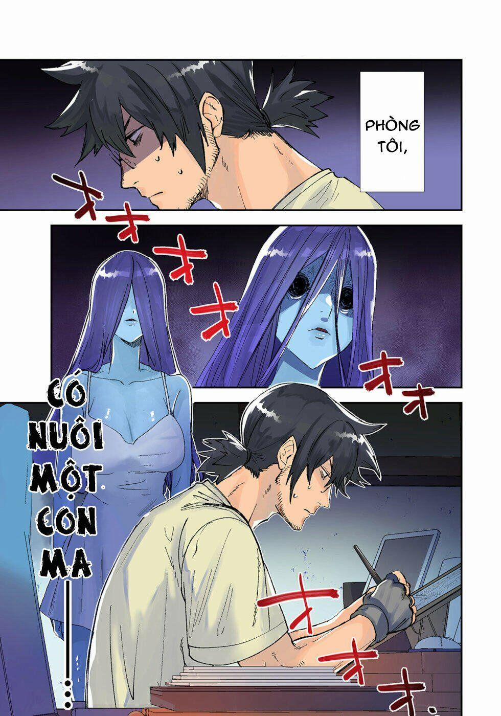 Cô Ma Nữ Lắm Chuyện Và Anh Họa Sĩ Truyện Tranh Ế Ẩm 1 trang 1