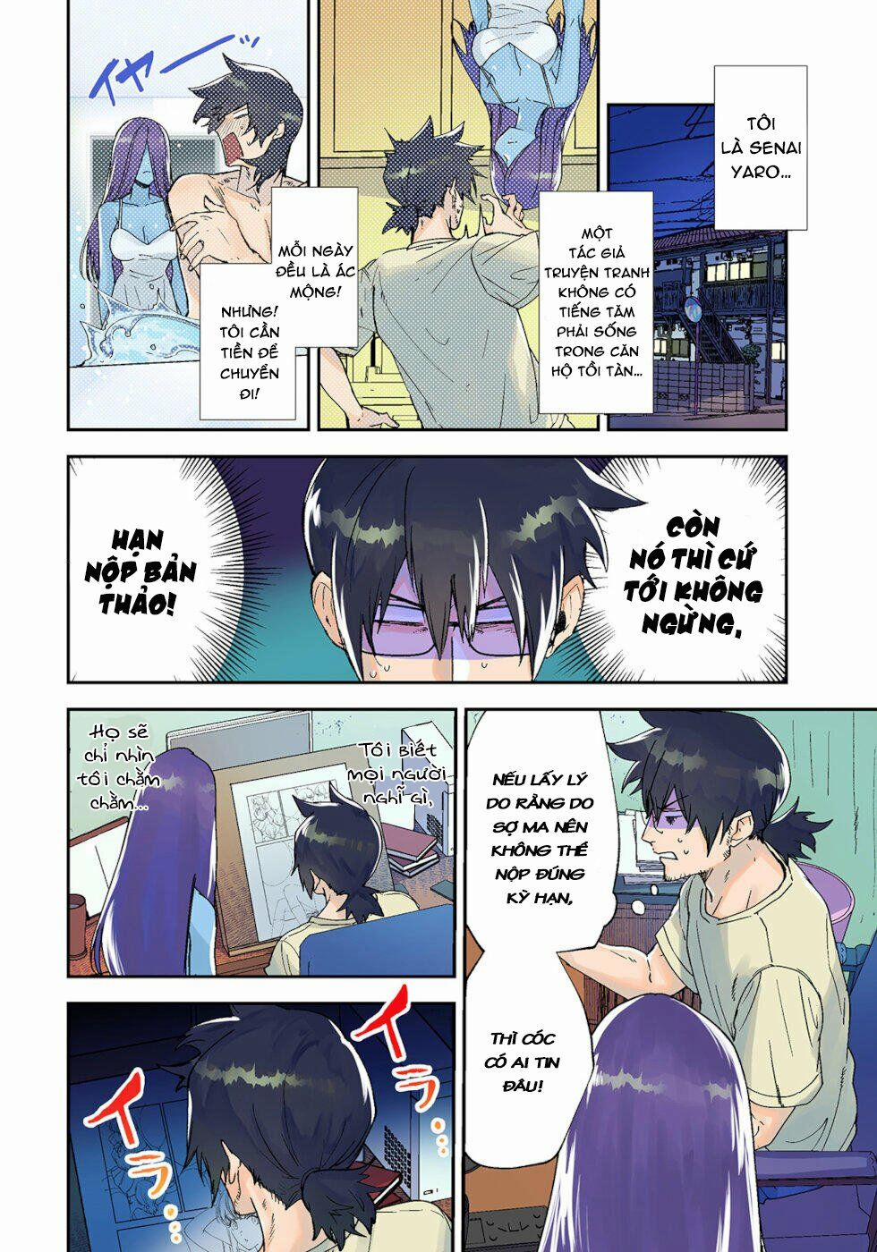 Cô Ma Nữ Lắm Chuyện Và Anh Họa Sĩ Truyện Tranh Ế Ẩm 1 trang 2