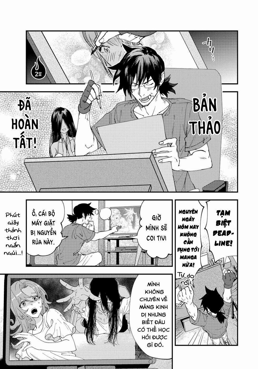 Cô Ma Nữ Lắm Chuyện Và Anh Họa Sĩ Truyện Tranh Ế Ẩm 2 trang 1