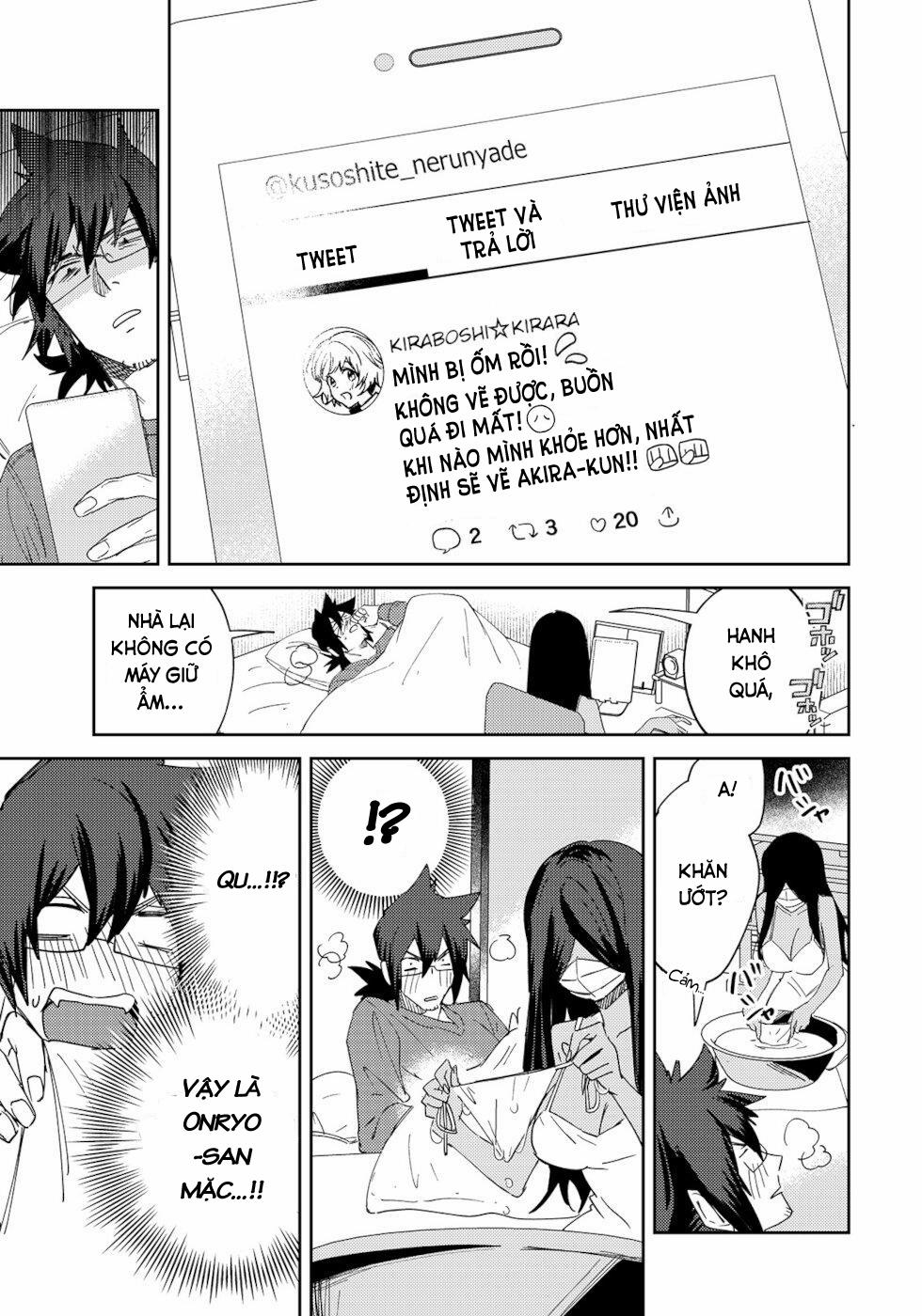 Cô Ma Nữ Lắm Chuyện Và Anh Họa Sĩ Truyện Tranh Ế Ẩm 25 trang 3