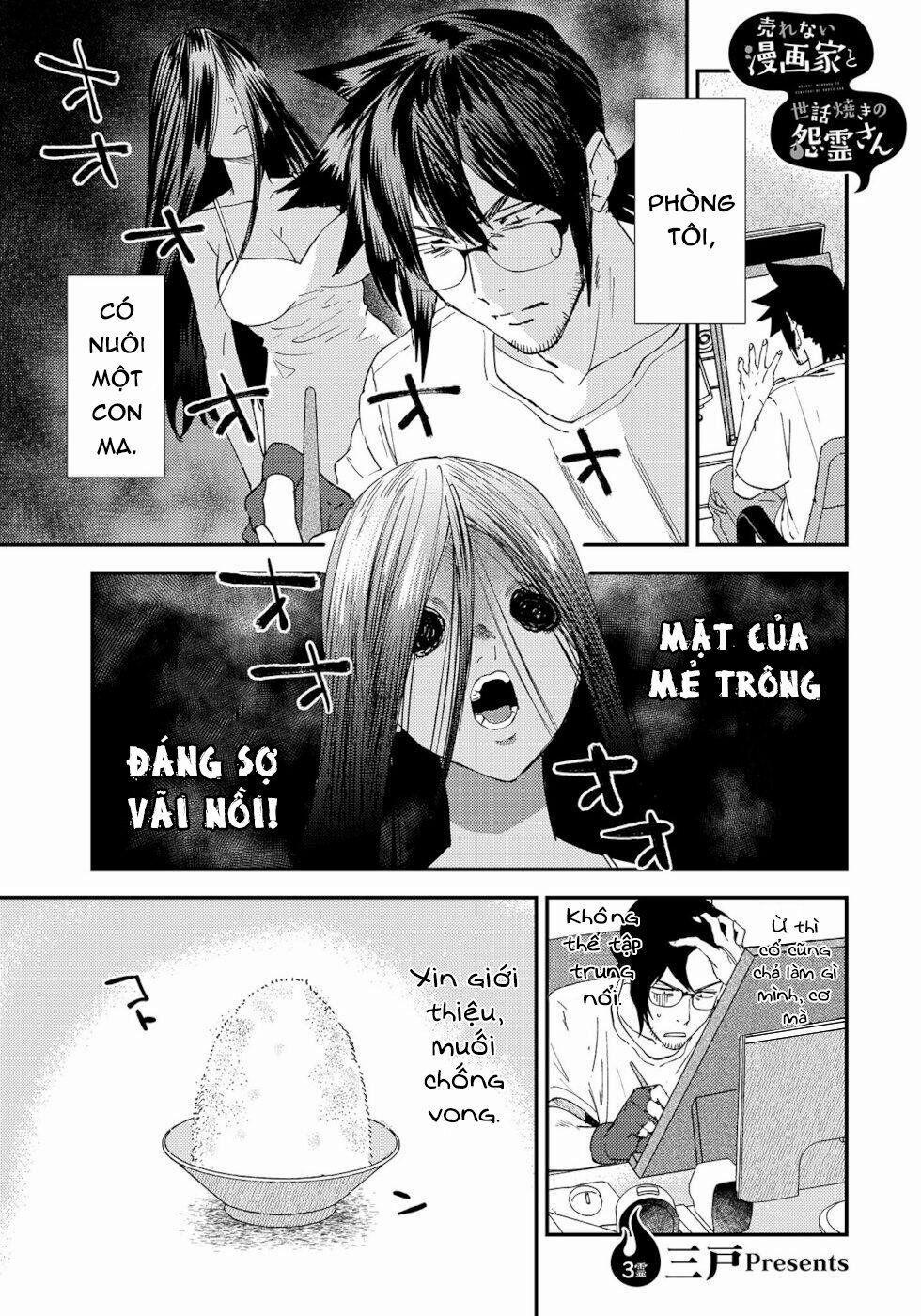 Cô Ma Nữ Lắm Chuyện Và Anh Họa Sĩ Truyện Tranh Ế Ẩm 3 trang 1