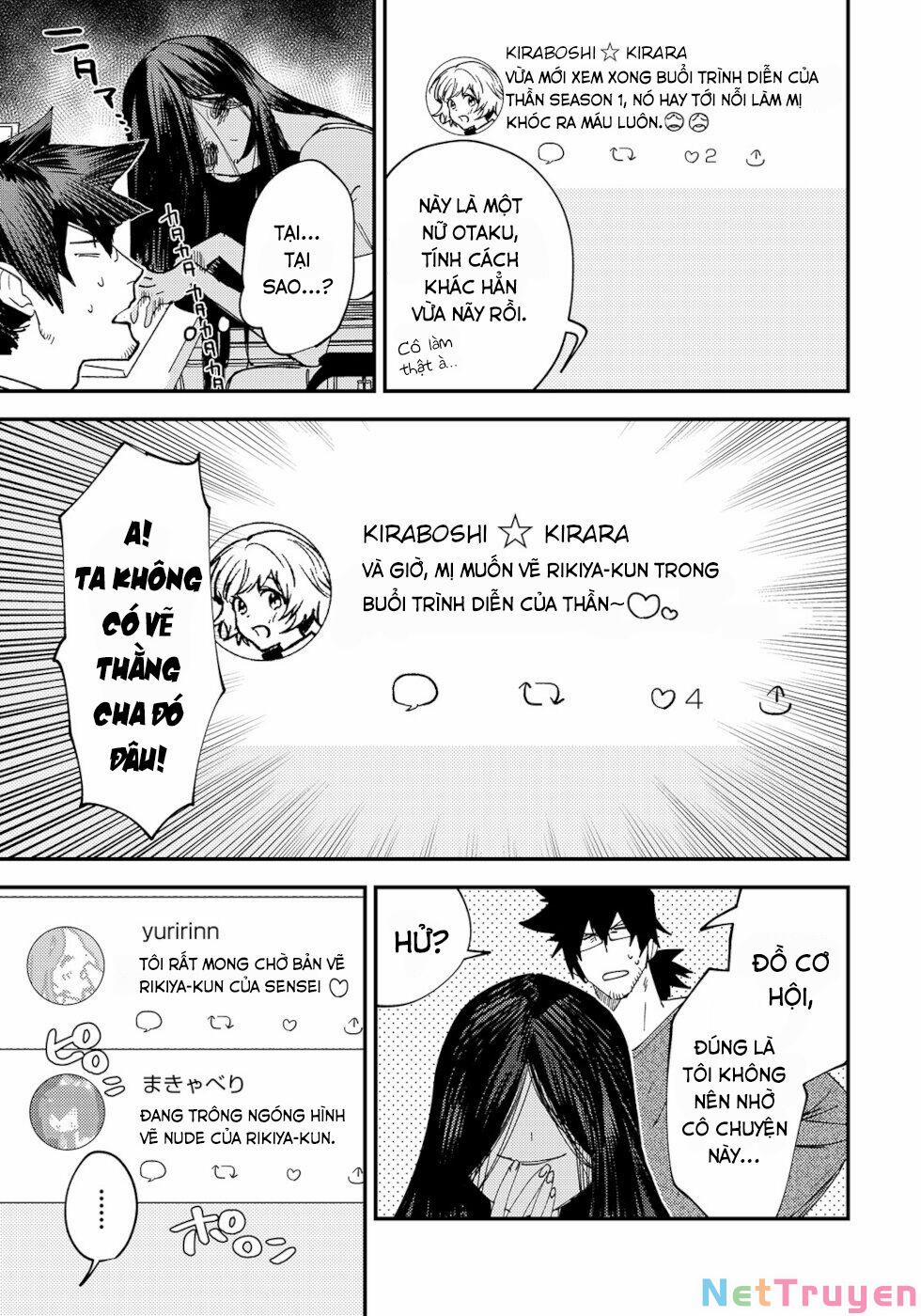 Cô Ma Nữ Lắm Chuyện Và Anh Họa Sĩ Truyện Tranh Ế Ẩm 9 trang 3