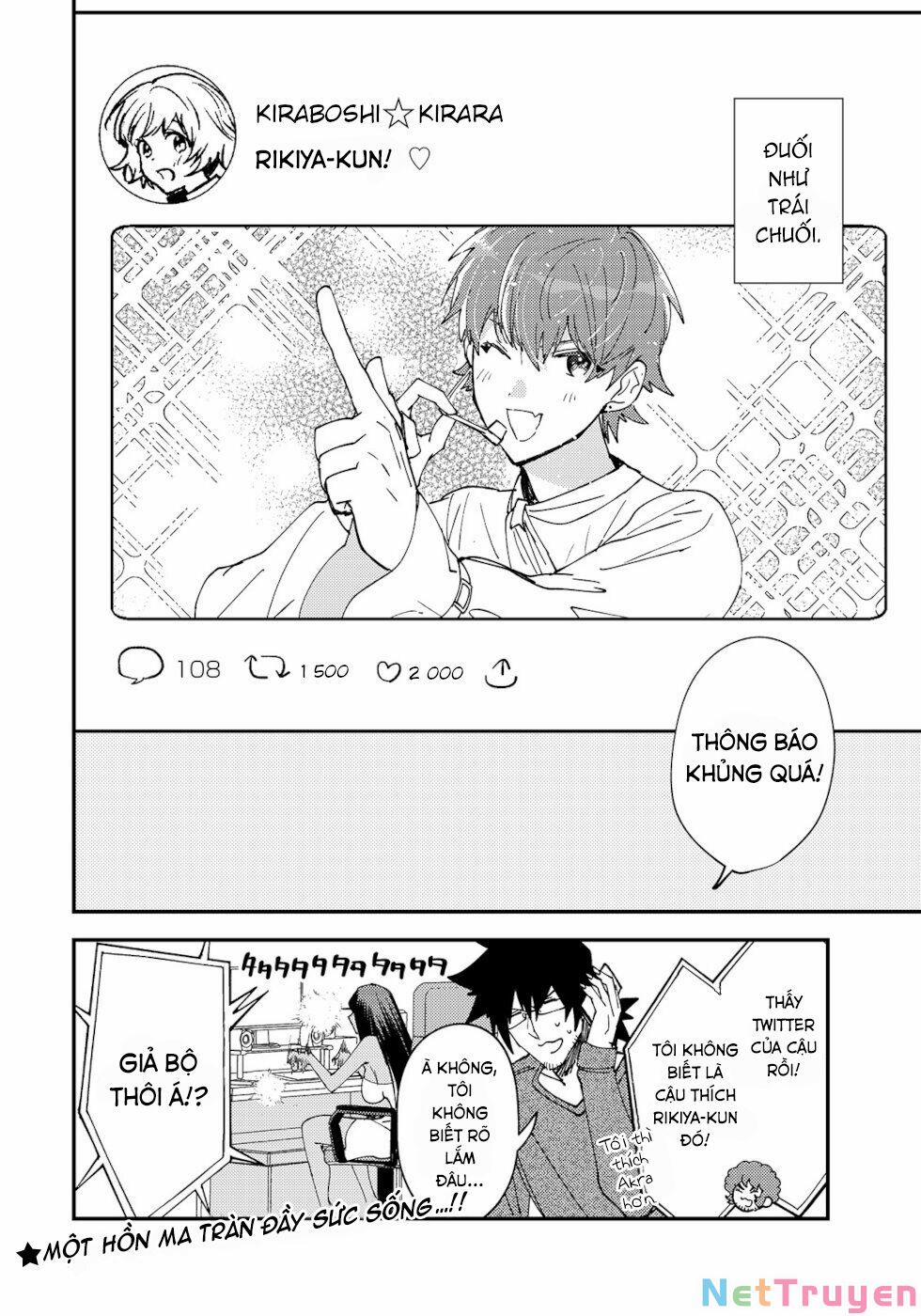 Cô Ma Nữ Lắm Chuyện Và Anh Họa Sĩ Truyện Tranh Ế Ẩm 9 trang 4