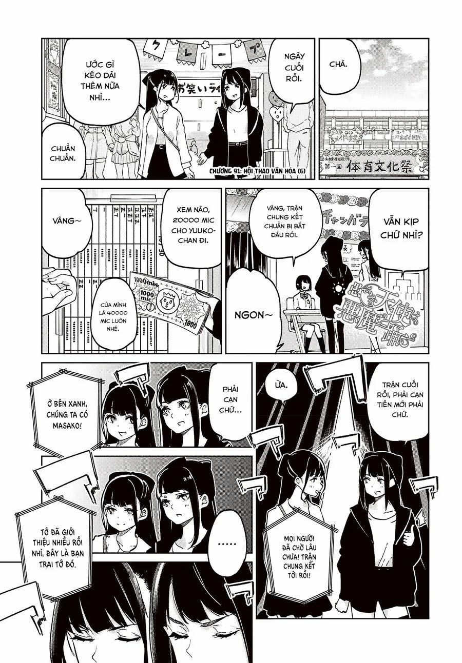 Con Quỷ Ngu Ngốc Dám Nhờn Với Các Chị Thiên Thần 91 trang 1