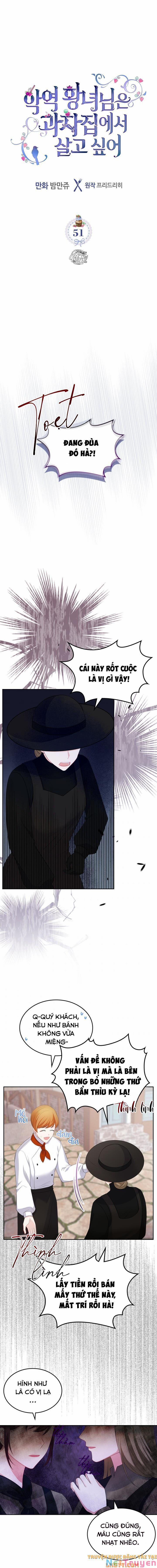 Công Chúa Phản Diện Muốn Sống Trong Cửa Hàng Bánh Ngọt 51 trang 0