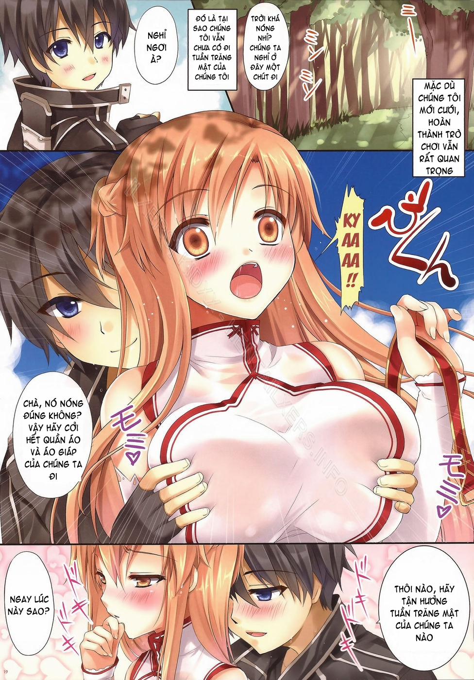 Cumming Inside Asuna 100% (Sword Art Online) 1 trang 17