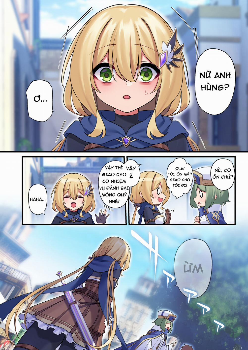 Cuộc Phiêu Lưu của Nữ Anh Hùng, kết thúc! Oneshot trang 14