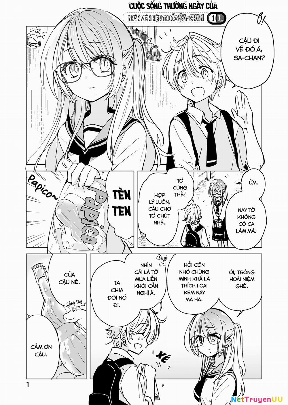 Cuộc Sống Thường Ngày Của Nhân Viên Hiệu Thuốc Sa-Chan 17 trang 0