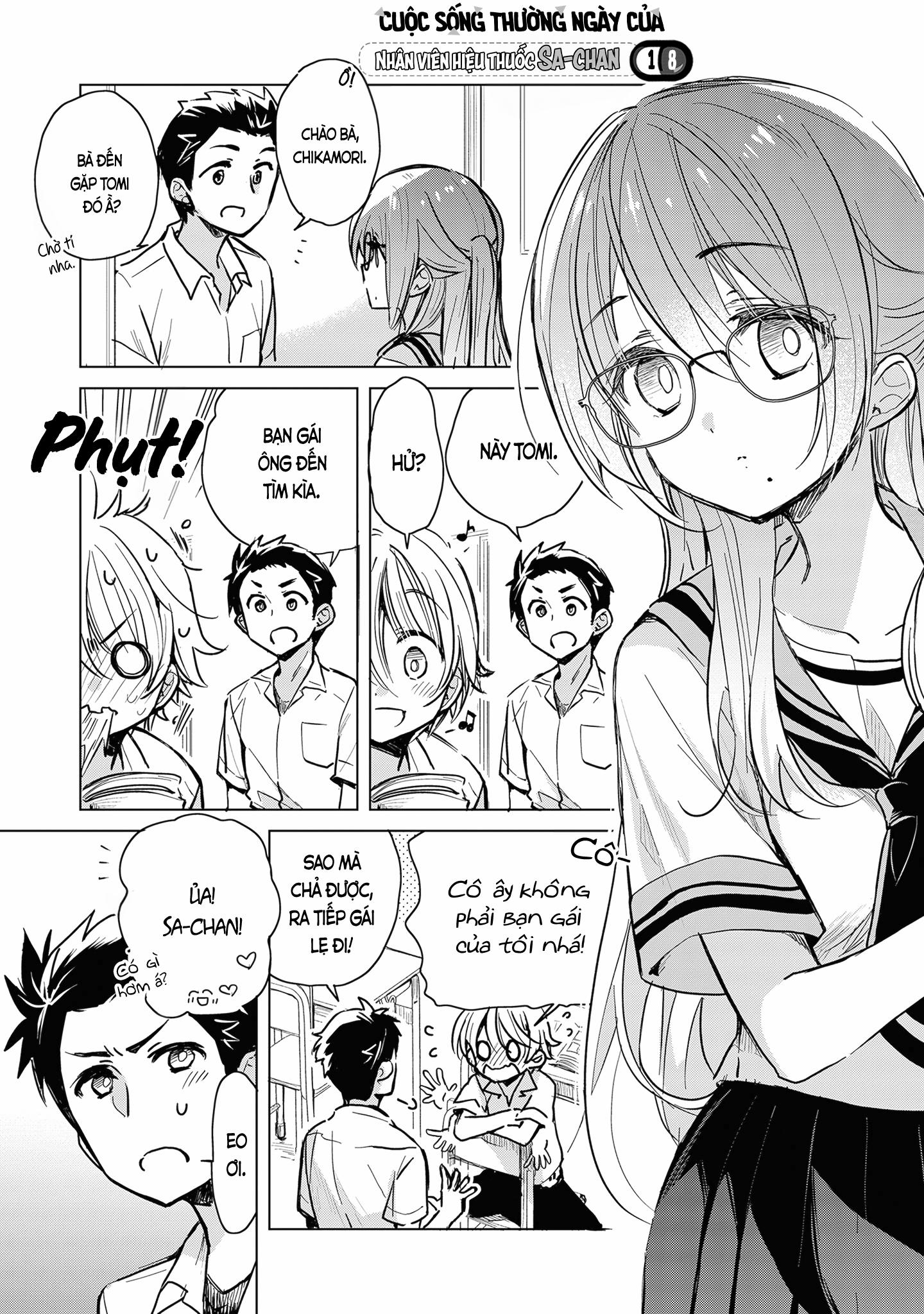 Cuộc Sống Thường Ngày Của Nhân Viên Hiệu Thuốc Sa-Chan 18 trang 2