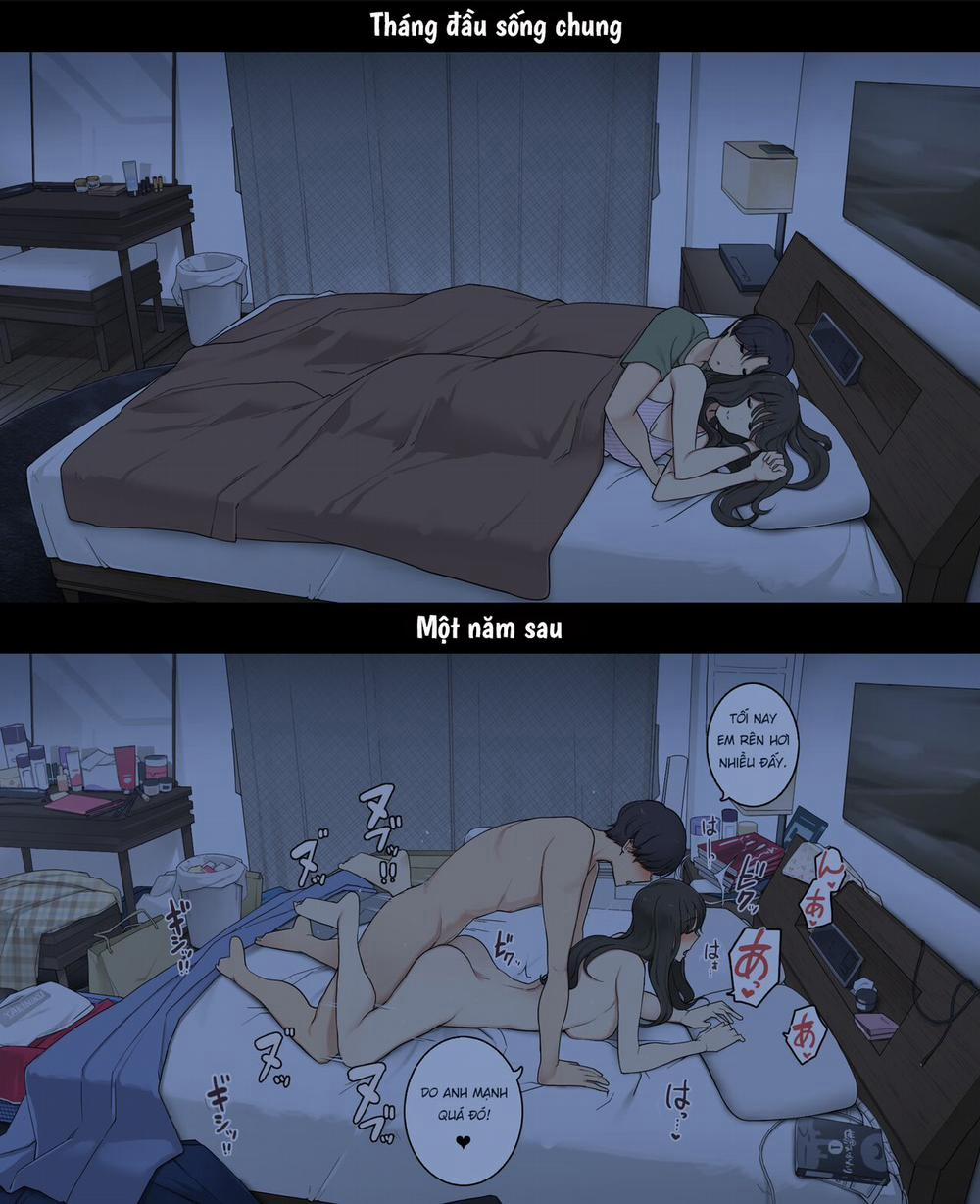 Cuộc sống thường nhật của một cặp đôi: Tháng đầu sống chung và một năm sau Oneshot trang 22