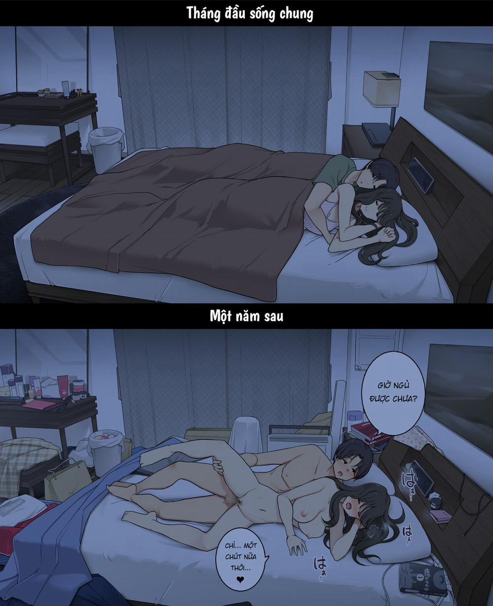 Cuộc sống thường nhật của một cặp đôi: Tháng đầu sống chung và một năm sau Oneshot trang 25