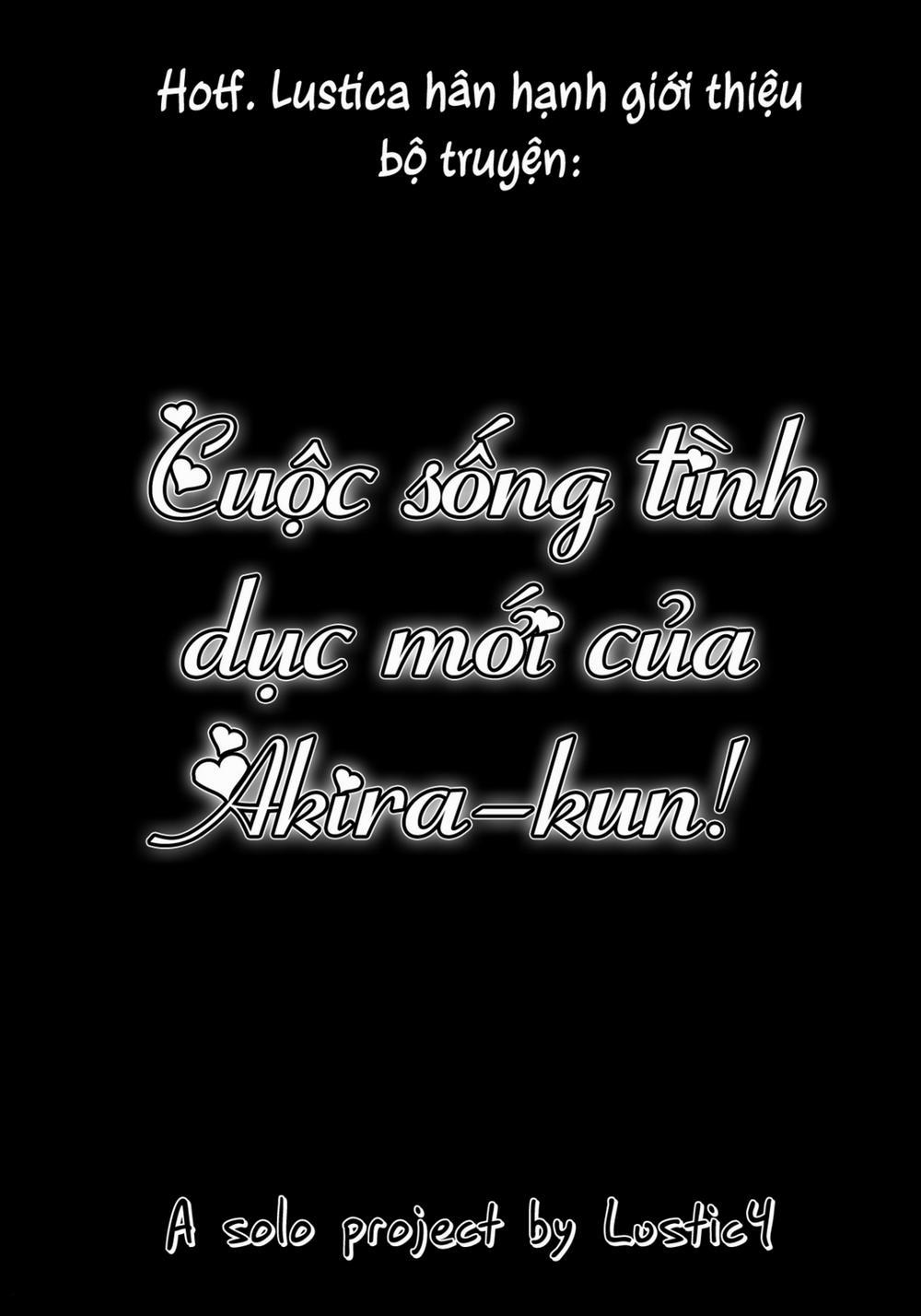 Cuộc sống tình dục mới của Akira-kun! 1 trang 2