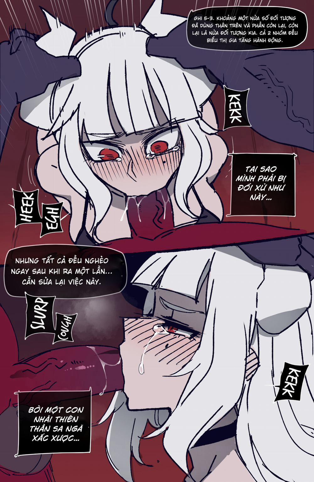 Cuộc thí nghiệm của em thiên thần sa ngã Oneshot full màu trang 11