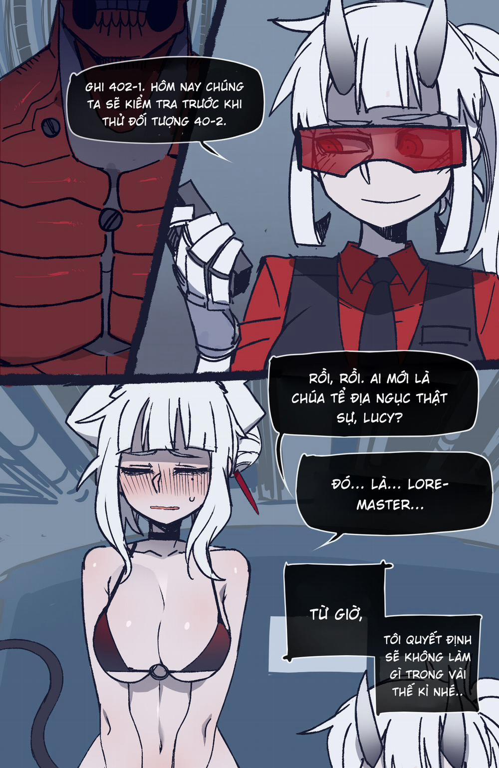 Cuộc thí nghiệm của em thiên thần sa ngã Oneshot full màu trang 14