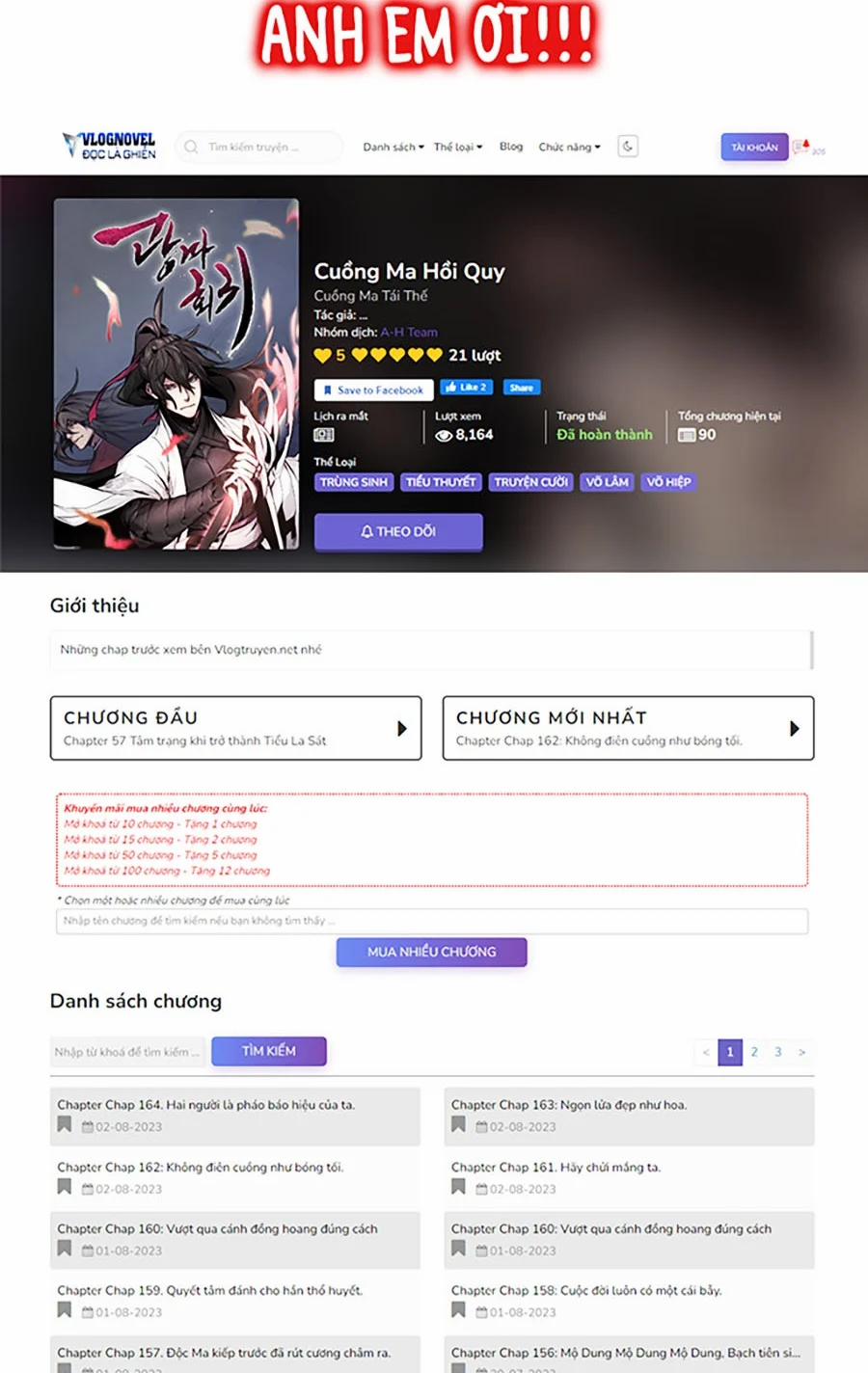 Cuồng Ma Hồi Quy 100 trang 58