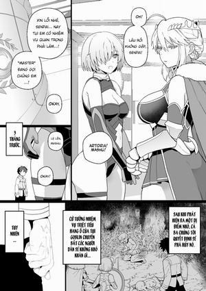 Đọc truyện tranh Cụt vếu và Mashu bị một con Goblin đụ!