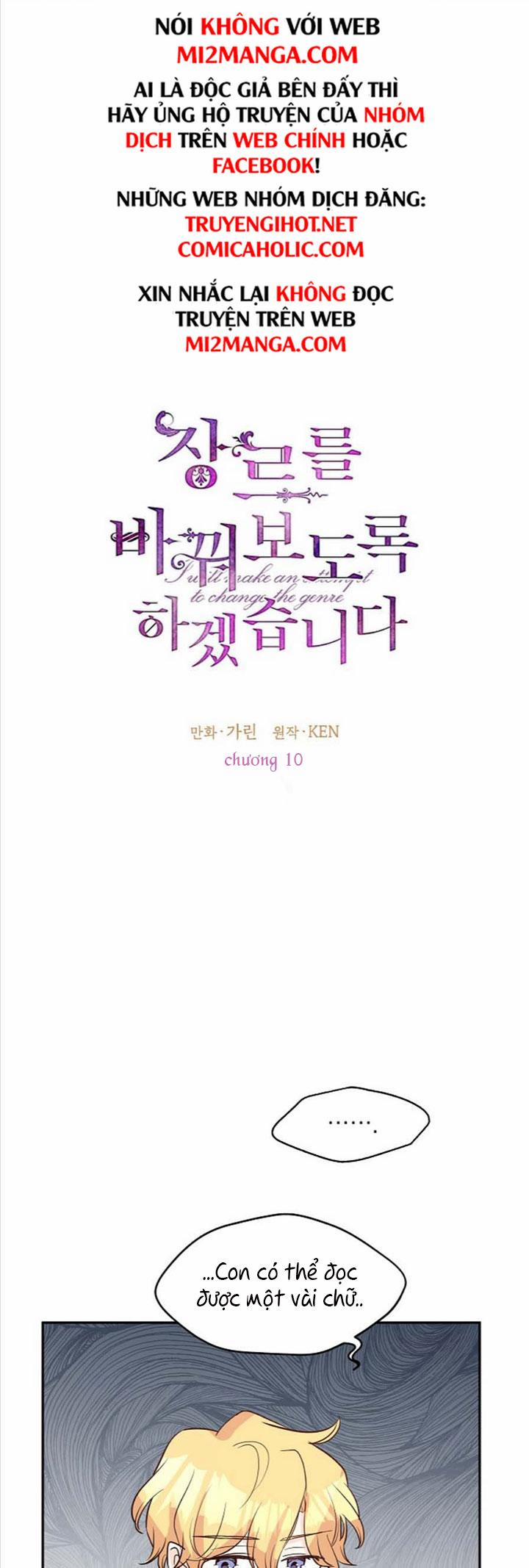 Đã Đến Lúc Thay Đổi Thể Loại 10 trang 1