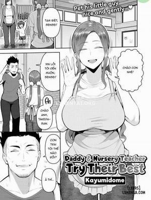 Đọc truyện tranh Daddy & Nursery Teacher Try Their Best