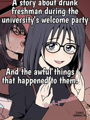 Đọc truyện tranh Daigaku no Shinjin Kangeikai de Ichinensei o Yowasete Warui Koto o Suru Hanashi