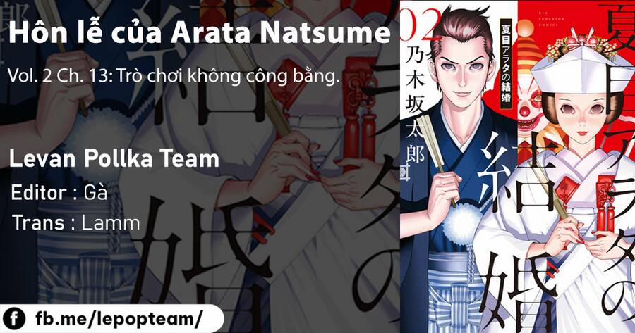 Đám Cưới Của Natsume Arata 13 trang 1