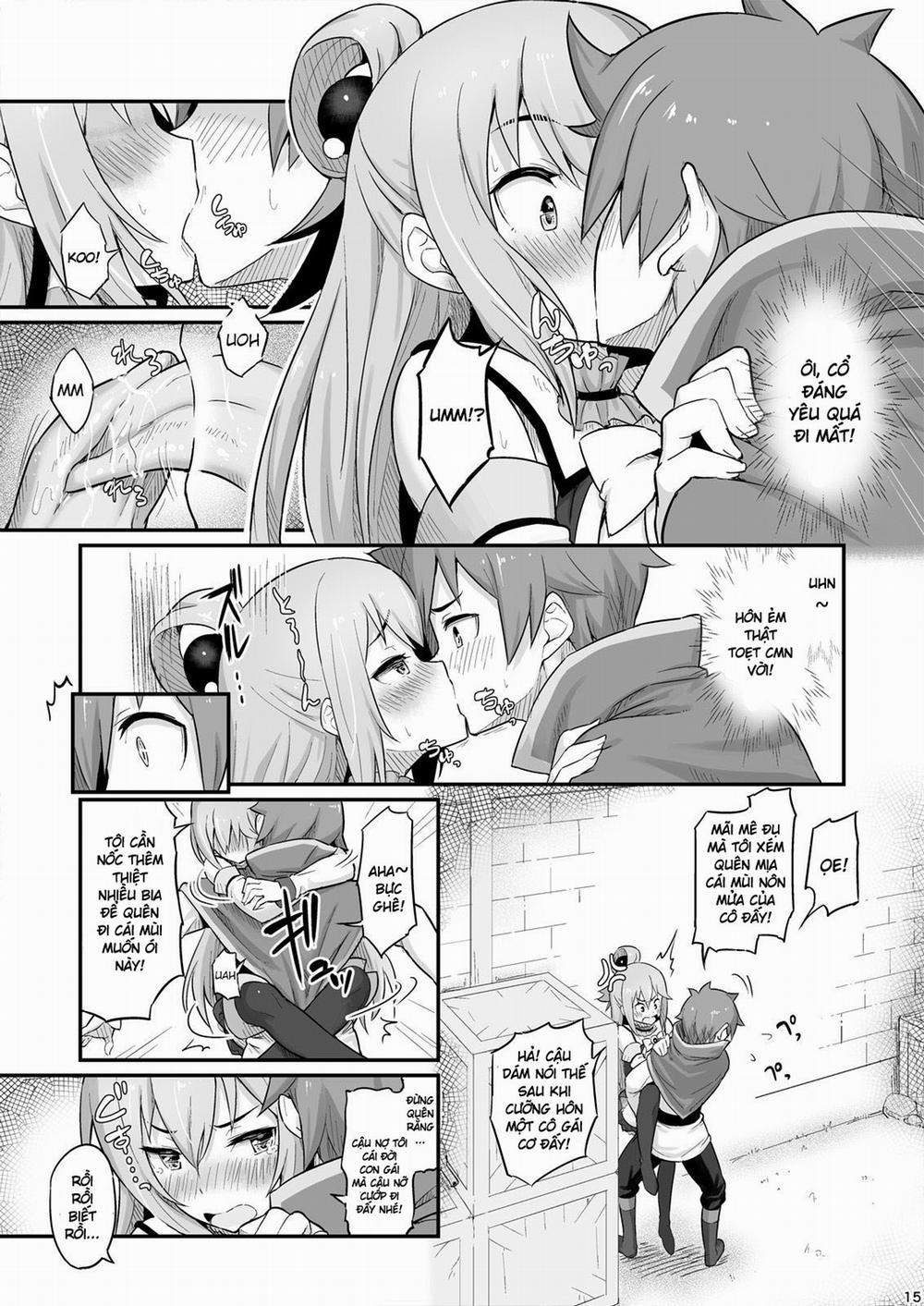 Damegami-sama wa Nomisugi ni Gochuui o! (Kono Subarashii Sekai ni Syukufuku o!) Oneshot trang 15
