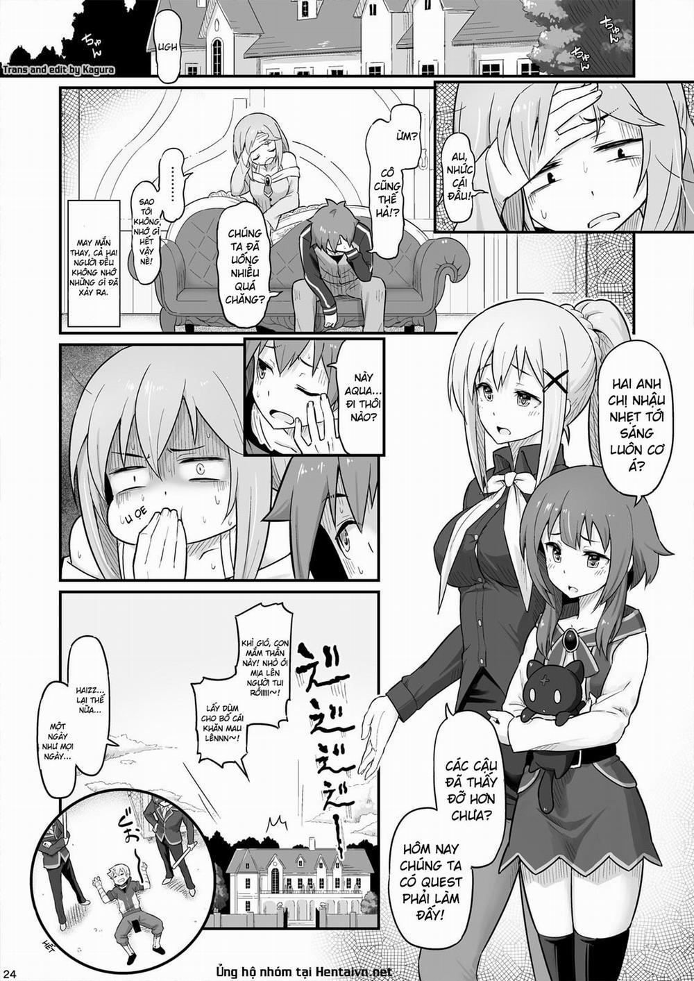 Damegami-sama wa Nomisugi ni Gochuui o! (Kono Subarashii Sekai ni Syukufuku o!) Oneshot trang 24