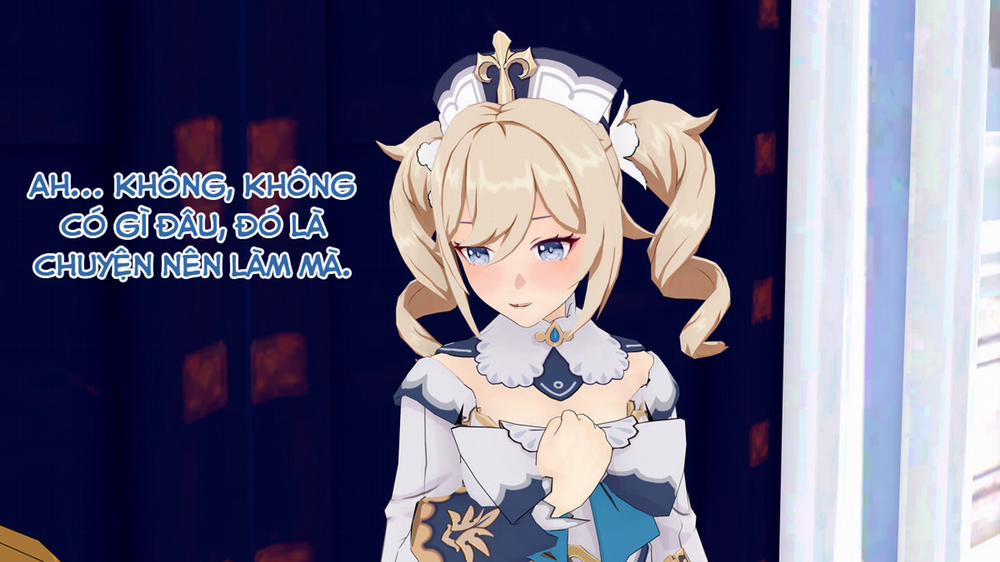 Dàn harem của Timmie. (Genshin Impact) Barbara 3 trang 33