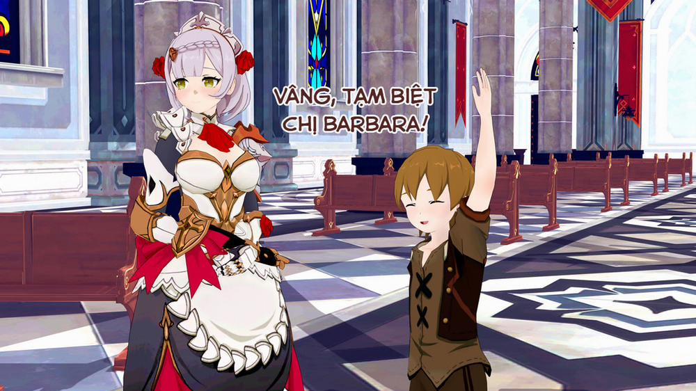 Dàn harem của Timmie. (Genshin Impact) Barbara 3 trang 35