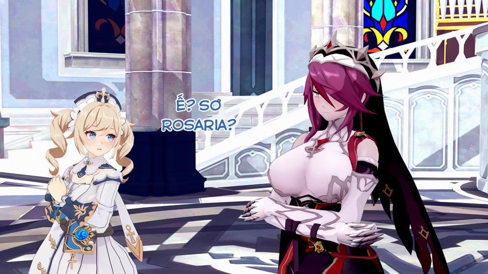 Dàn harem của Timmie. (Genshin Impact) Barbara 3 trang 38