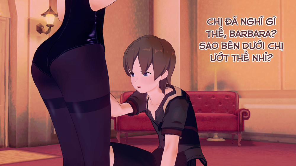 Dàn harem của Timmie. (Genshin Impact) Barbara 4 trang 22