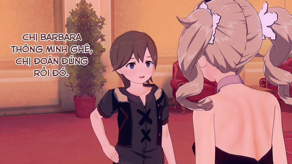 Dàn harem của Timmie. (Genshin Impact) Barbara 4 trang 26