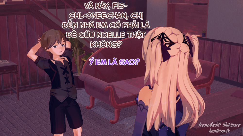Dàn harem của Timmie. (Genshin Impact) Fischl 4 trang 8
