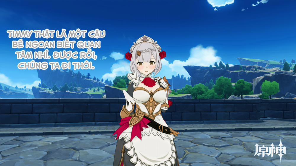 Dàn harem của Timmie. (Genshin Impact) Noelle 1 trang 12
