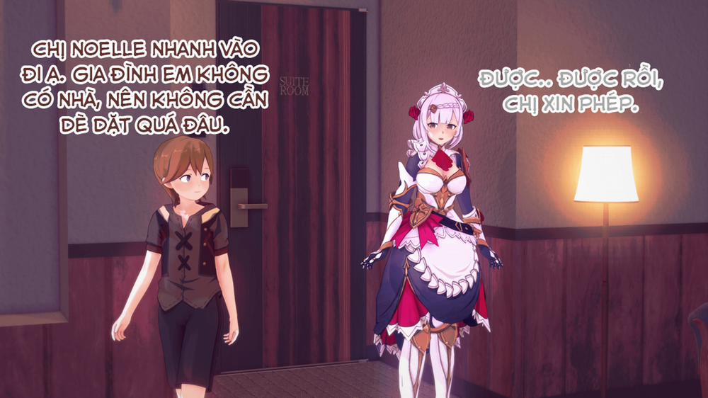 Dàn harem của Timmie. (Genshin Impact) Noelle 1 trang 13