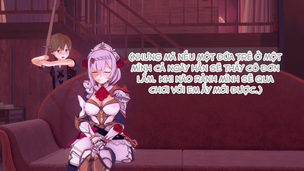 Dàn harem của Timmie. (Genshin Impact) Noelle 1 trang 18