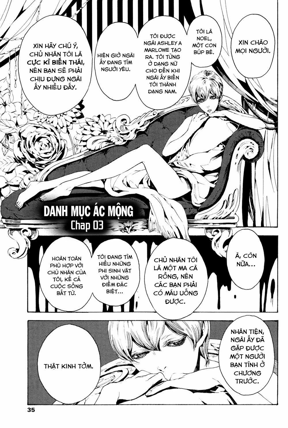 Danh Mục Ác Mộng 3 trang 0