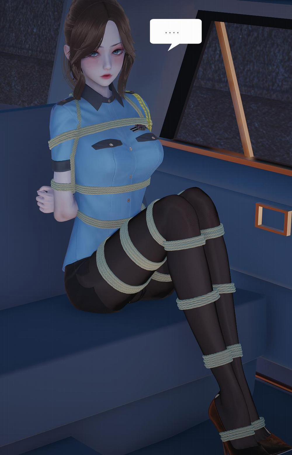 Đào tạo nữ cảnh sát xinh đẹp bị trói 1 trang 19