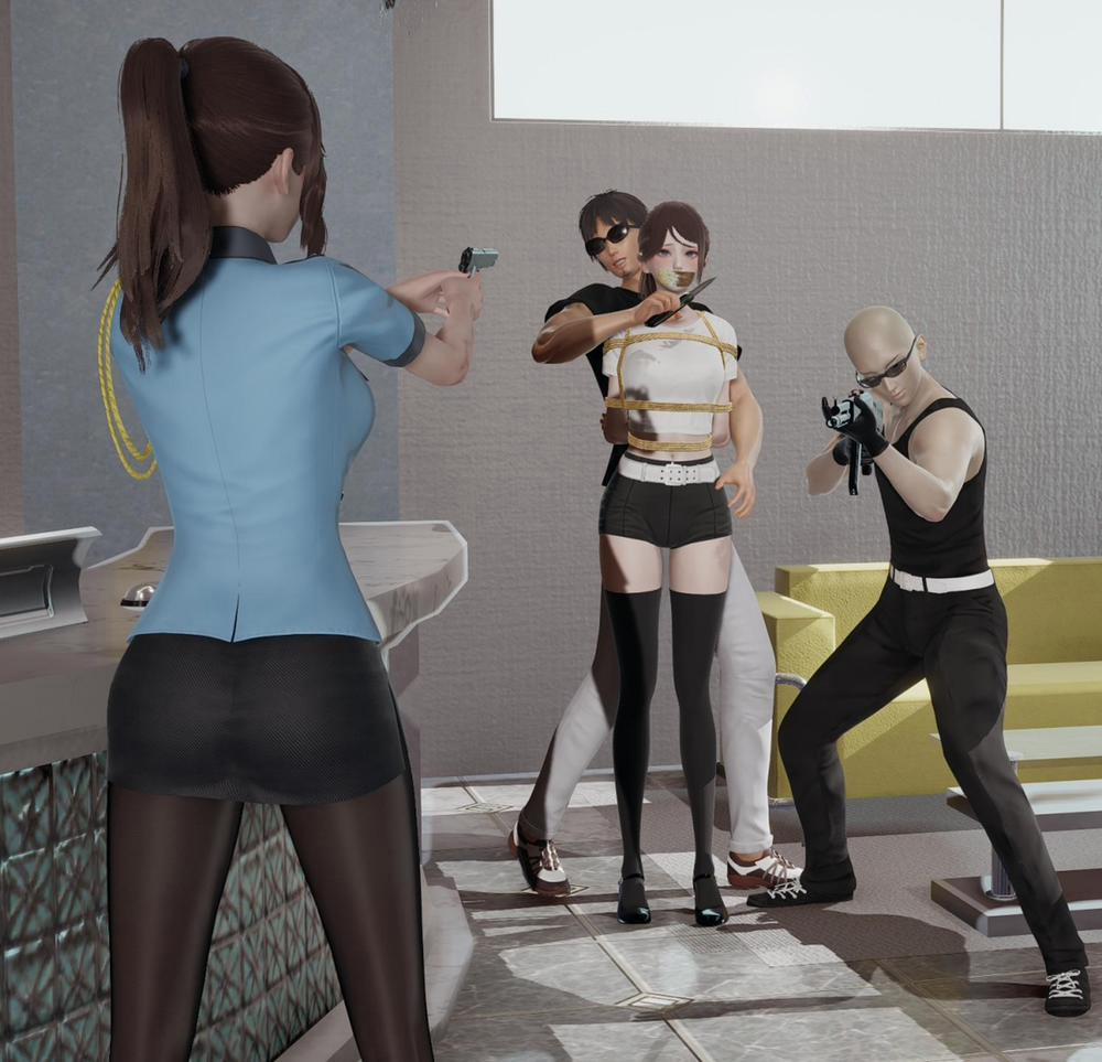 Đào tạo nữ cảnh sát xinh đẹp bị trói 1 trang 2