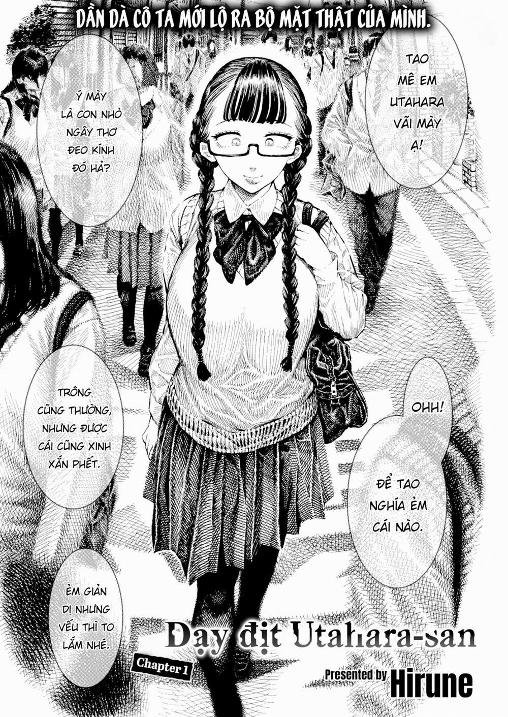 Dạy địt em Utahara-san 1 trang 1
