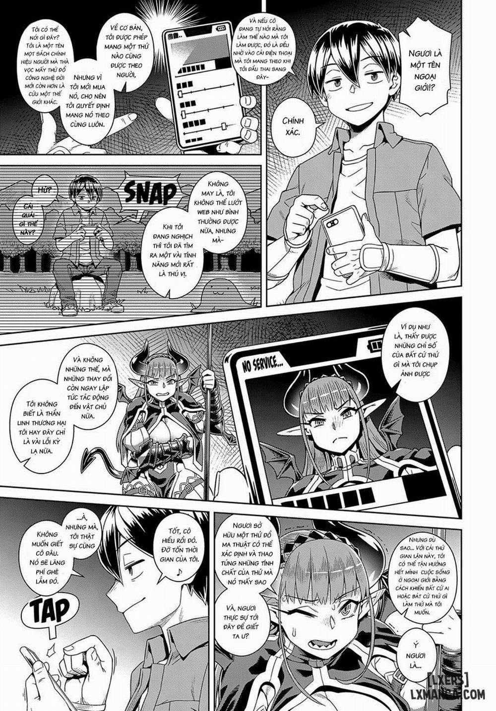 Defeating the Demon Lord (Last Boss) with a Lewd Smart Phone Oneshot trang 4