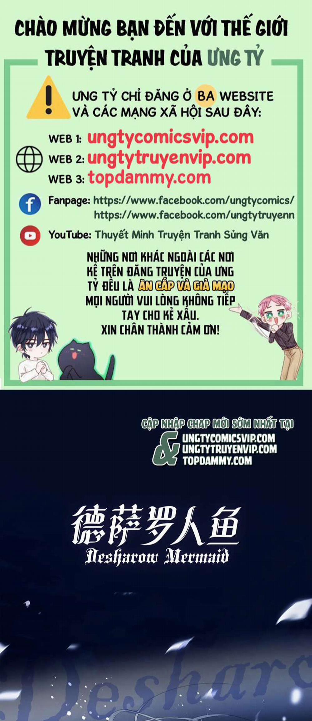 Desharow Nhân Ngư Văn Án 1 trang 0