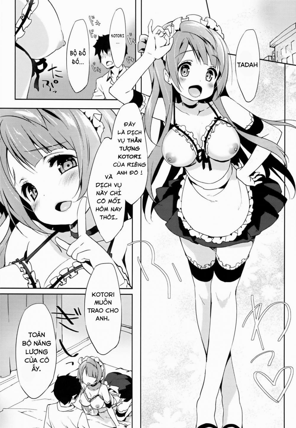 Dịch Vụ Đặc Biệt Của Kotori (Love Live!) Oneshot trang 3