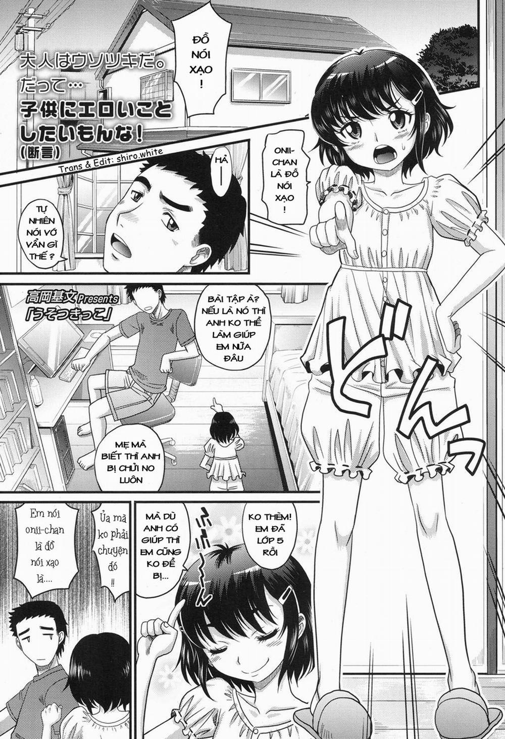 Đồ nói xạo Oneshot trang 0