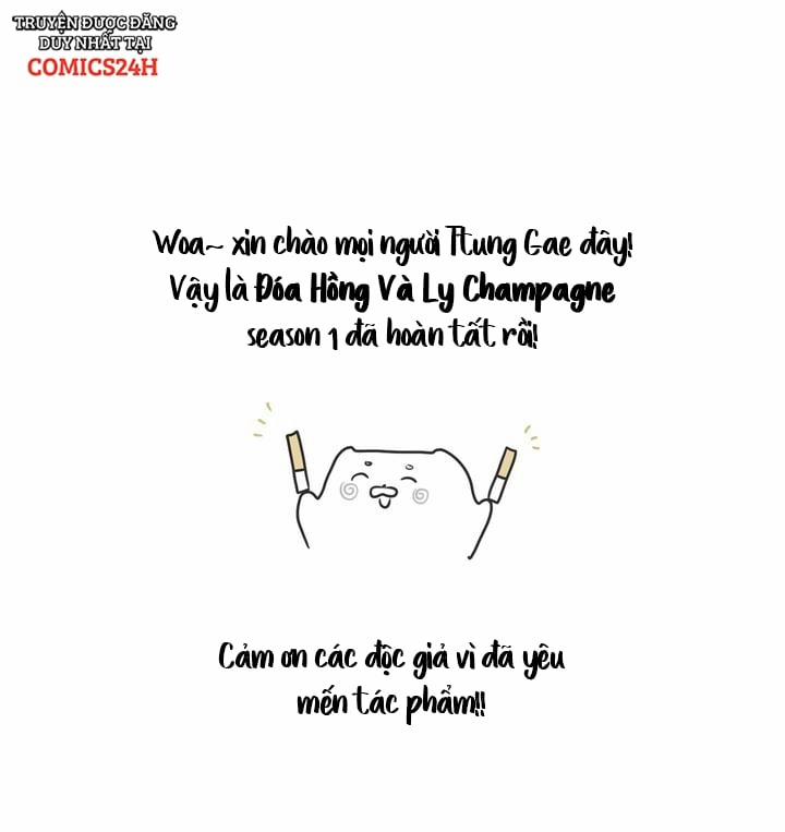 Đoá Hồng Và Ly Champagne Hậu Kỳ trang 0