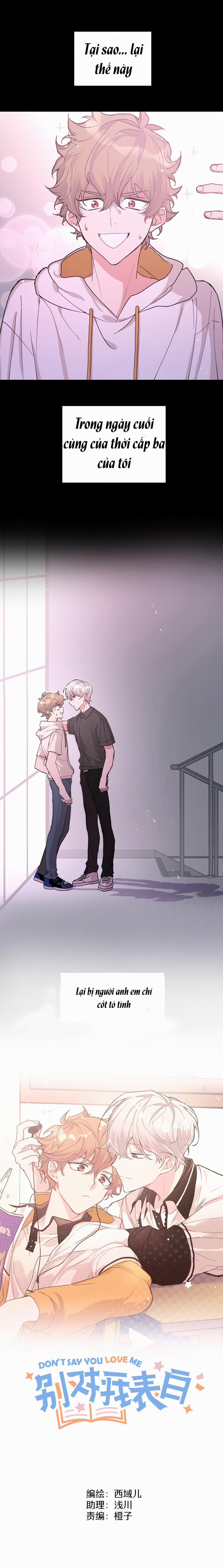 Đừng Nói Yêu Tôi (Don't Say You Love Me) 1 trang 0