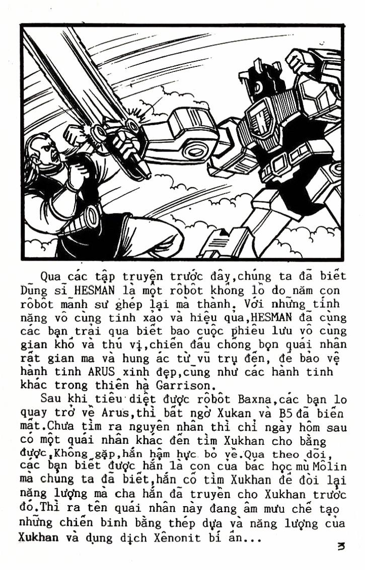 Dũng Sĩ Hesman 133 trang 3