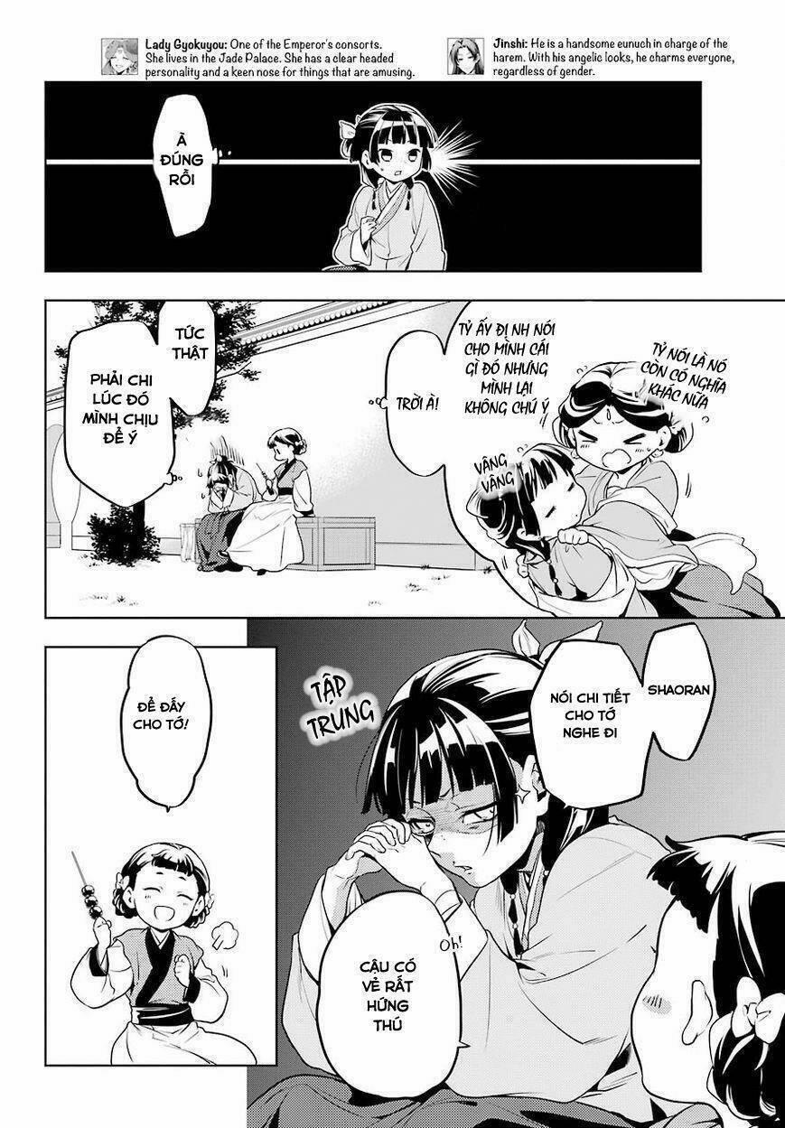 Dược Sư Tự Sự – Nhật Ký Giải Mã Bí Ẩn Chốn Hậu Cung Của Maomao 10 trang 5