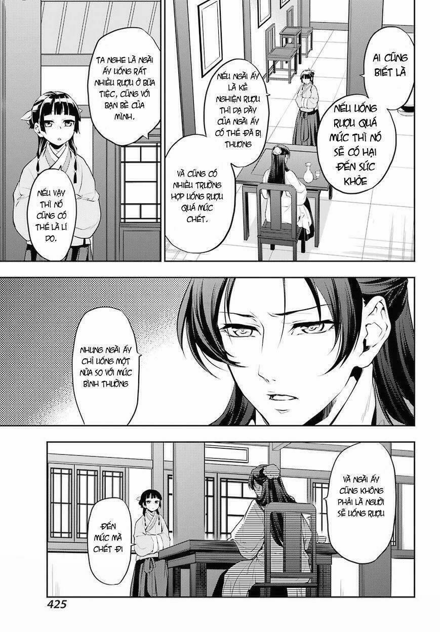 Dược Sư Tự Sự – Nhật Ký Giải Mã Bí Ẩn Chốn Hậu Cung Của Maomao 13 trang 24