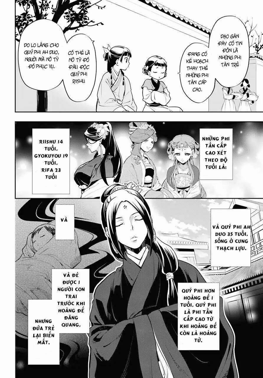 Dược Sư Tự Sự – Nhật Ký Giải Mã Bí Ẩn Chốn Hậu Cung Của Maomao 15 trang 16